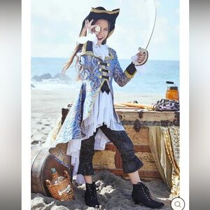 Chasing Fireflies Blue and Gold Pirate Costume